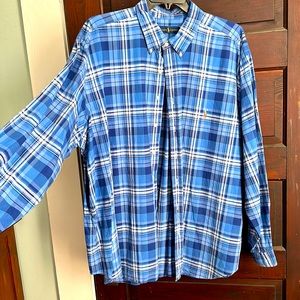 Polo by Ralph Lauren, size 3XB, Blue & White